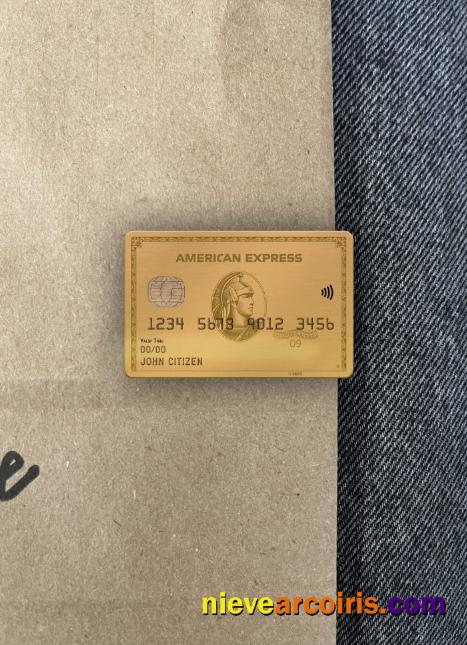 USA Texas 5Point Credit Union bank AMEX gold card photolook